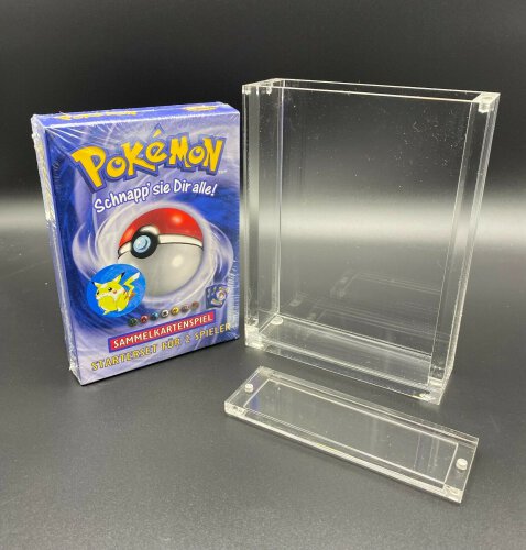 Premium Acryl Case für Pokémon WOTC Themendeck Magnetisch Transparent