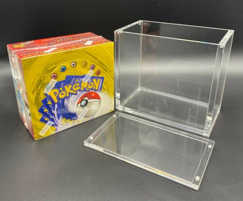 Premium Acryl Case für Pokémon WOTC und 36er Booster Box Display Magnetisch Transparent