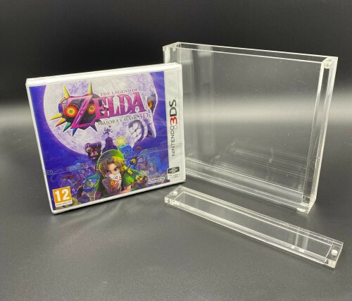 Premium Acryl Case für Nintendo 3DS Game Spiel Magnetisch Transparent