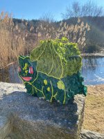 Piñatas mit Pokémon Bisasam Bulbasaur Motiv für Partys und Geburtstage befüllbar Pinatas